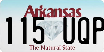 AR license plate 115UQP