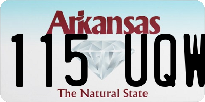 AR license plate 115UQW