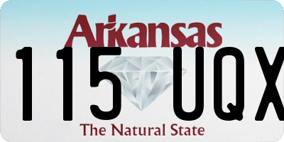 AR license plate 115UQX