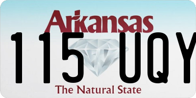 AR license plate 115UQY