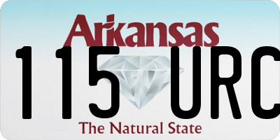 AR license plate 115URC
