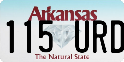 AR license plate 115URD