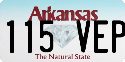 AR license plate 115VEP