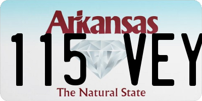 AR license plate 115VEY