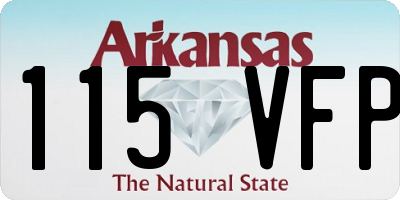 AR license plate 115VFP
