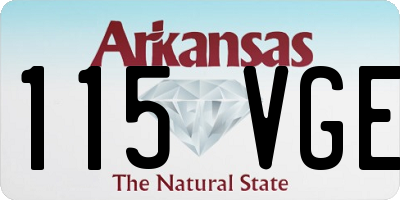 AR license plate 115VGE