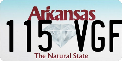 AR license plate 115VGF