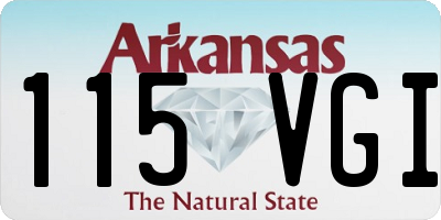 AR license plate 115VGI