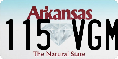 AR license plate 115VGM