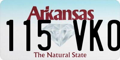 AR license plate 115VKO