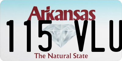 AR license plate 115VLU