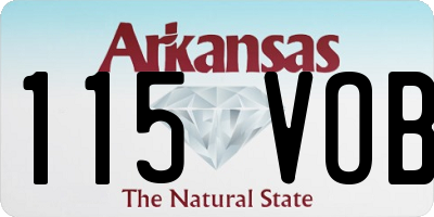AR license plate 115VOB