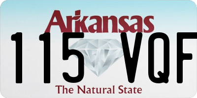 AR license plate 115VQF
