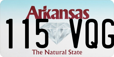 AR license plate 115VQG