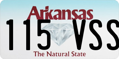 AR license plate 115VSS