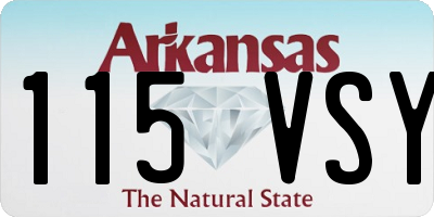 AR license plate 115VSY