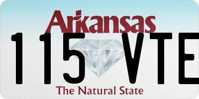 AR license plate 115VTE
