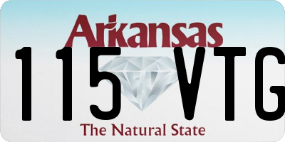 AR license plate 115VTG