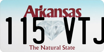 AR license plate 115VTJ