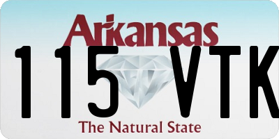 AR license plate 115VTK