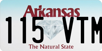 AR license plate 115VTM