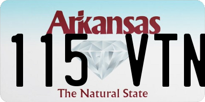 AR license plate 115VTN