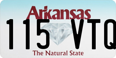 AR license plate 115VTQ