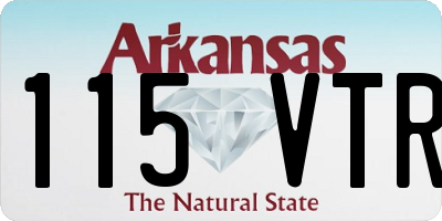AR license plate 115VTR