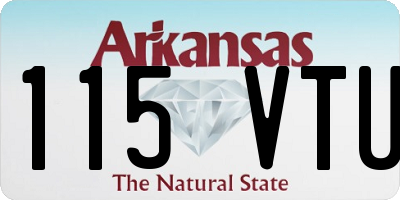 AR license plate 115VTU