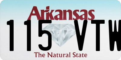 AR license plate 115VTW