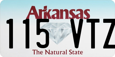 AR license plate 115VTZ