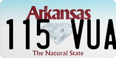 AR license plate 115VUA