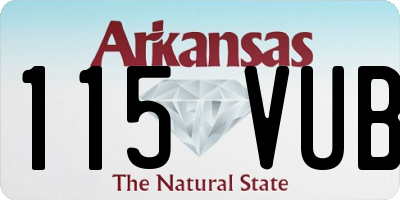 AR license plate 115VUB