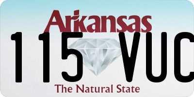 AR license plate 115VUC