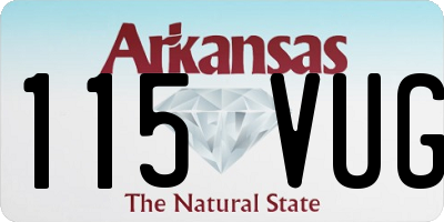 AR license plate 115VUG