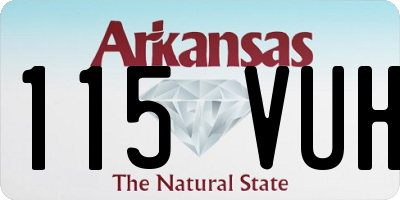 AR license plate 115VUH