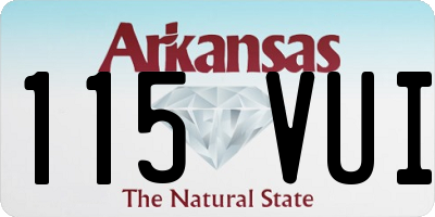 AR license plate 115VUI