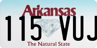 AR license plate 115VUJ