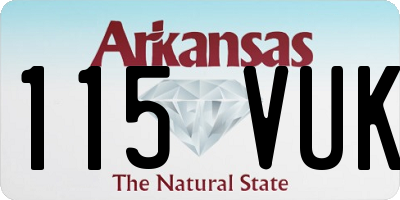 AR license plate 115VUK