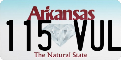 AR license plate 115VUL