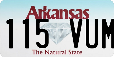 AR license plate 115VUM