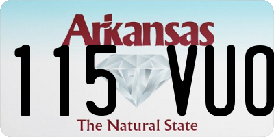 AR license plate 115VUO