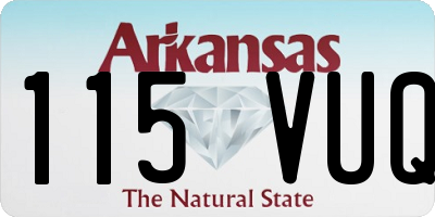 AR license plate 115VUQ