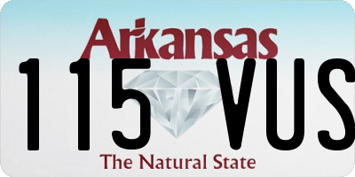 AR license plate 115VUS