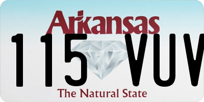 AR license plate 115VUV