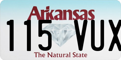 AR license plate 115VUX