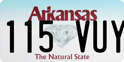 AR license plate 115VUY