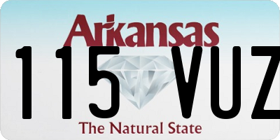 AR license plate 115VUZ