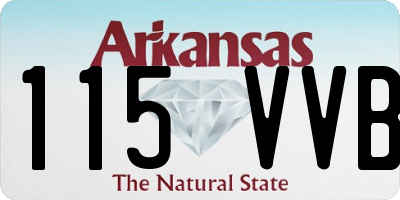 AR license plate 115VVB