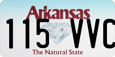 AR license plate 115VVC